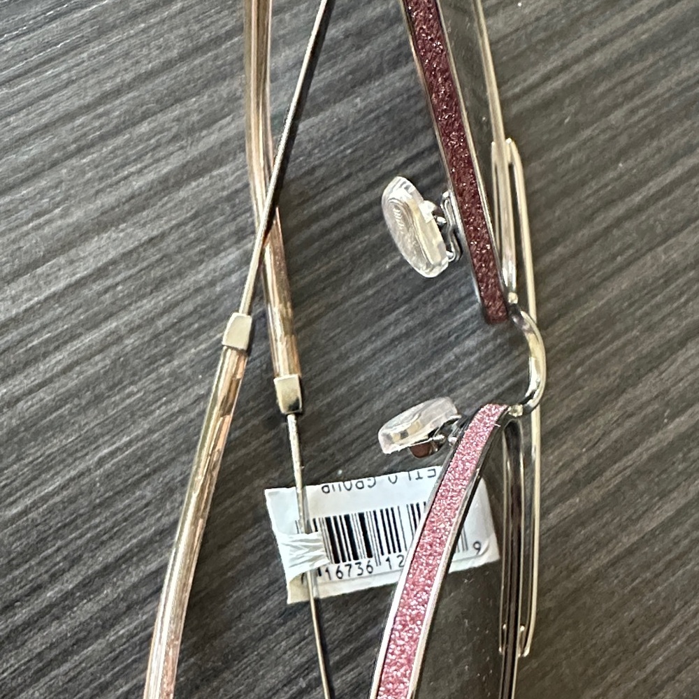 Jimmy Choo Triny /S Aviator with a silver frame and pink glitter details. - Picture 11 of 11